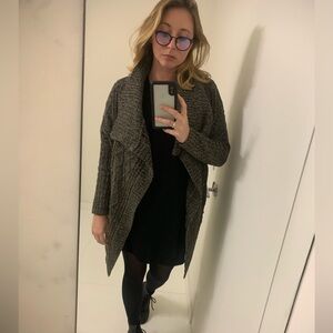 Cozy Women's Sweater in Brown and Black